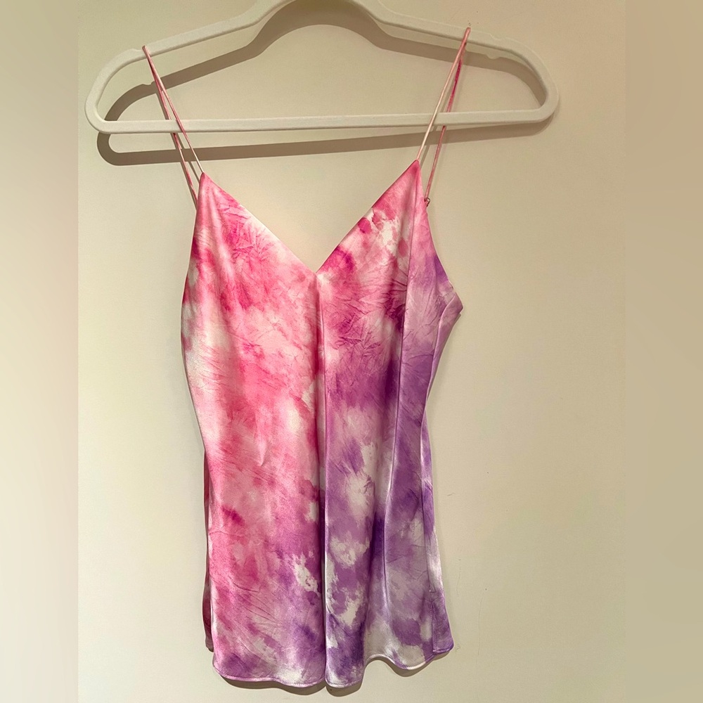 NWOT- Beautiful Silk tie dye Cami NYC camisole